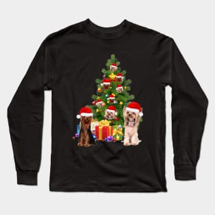 Yorkie dog Christmas Tree T-Shirt Long Sleeve T-Shirt